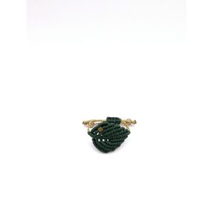 LEAF Macrame Ring