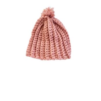 BABY PINK Knitted beanie