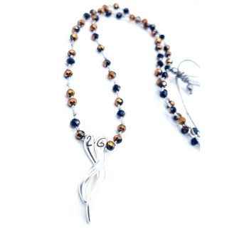 Κολιέ με διακοσμητικό γούρι 2025