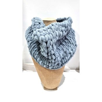 Χειροποίητος λαιμός από puffy νήμα