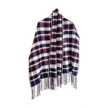 Χειροποίητη πασμίνα σε ύφος πλεξίματος αργαλειού