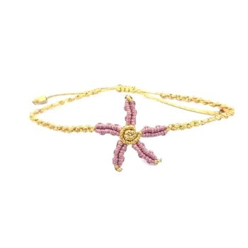 LA PLAYA Macrame bracelet - Σάπιο Μήλο