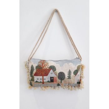 SWEET MEMORIES EMBROIDERED BAG