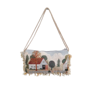 SWEET MEMORIES EMBROIDERED BAG