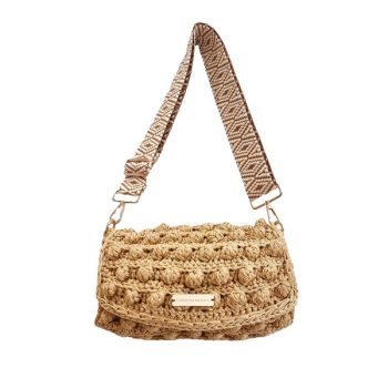 GOLDEN BUBBLES KNITTED BAG