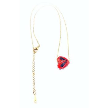 CANDY HEART NECKLACE - Κόκκινο