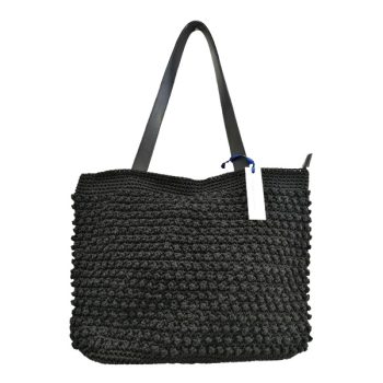BLACK BEAUTY KNITTED BAG