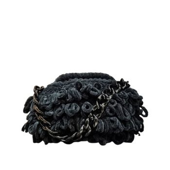 BLACK PUFFY BAG