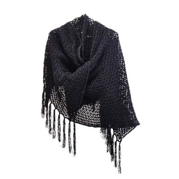 BLACK BEAUTY KNITTED SCARF