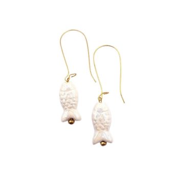 CERAMIC FISH EARRINGS