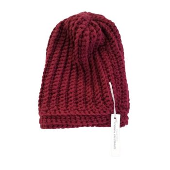 BORDEAUX KNITTED BEANIE
