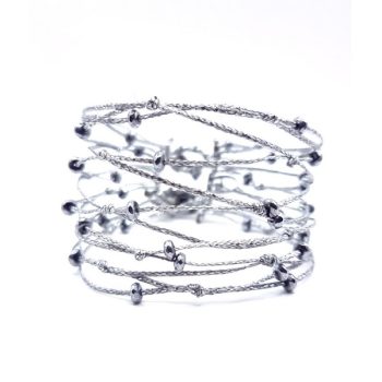 SILVER GRID BRACELET
