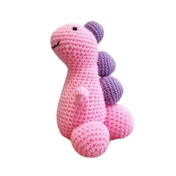 ROAR KNITTED TOY - Ροζ