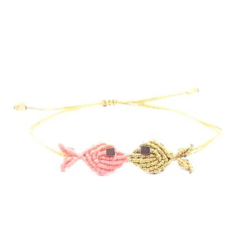 SUMMER LOVE Macrame bracelet - Pink