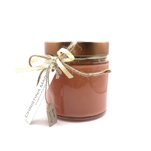 Αρωματικό κερί σόγιας σε άρωμα Μήλο-Κανέλλα