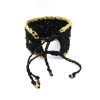 TETRAGON Knitted Bracelet	Βραχιόλι πλεκτό (βελονάκι) με τατράγωνους αιματίτες