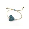 THE HEART Bracelet L	Μακραμέ καρδούλα (large size)